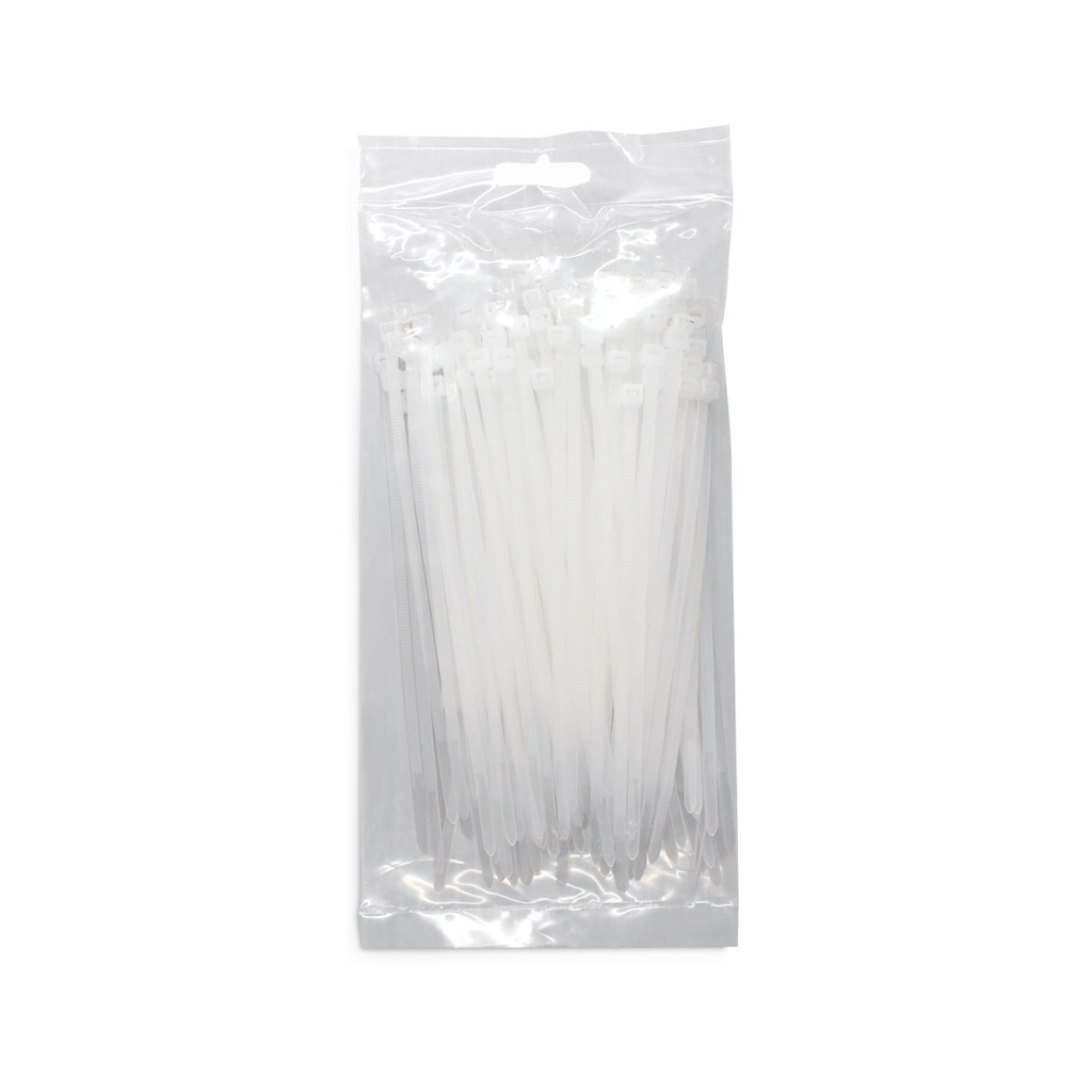 เคเบิ้ลไทร์(Caskom) ขาว 6"*3.6*150mm (PK100) [320PK/CT]