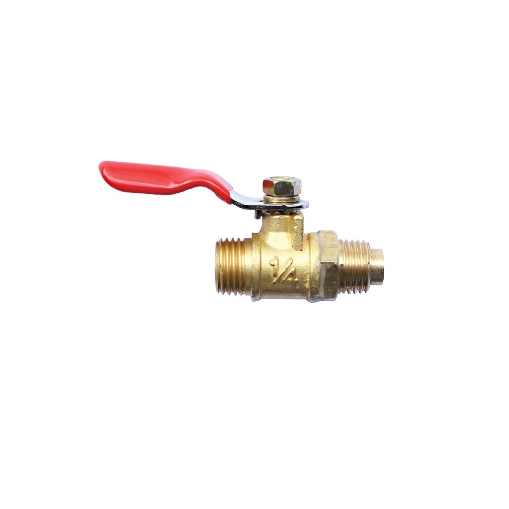 (SP-3สูบ) ก๊อกบอลวาล์ว-1/4" B16-1 (นอก+นอก)(Auto) [10EA/PK]