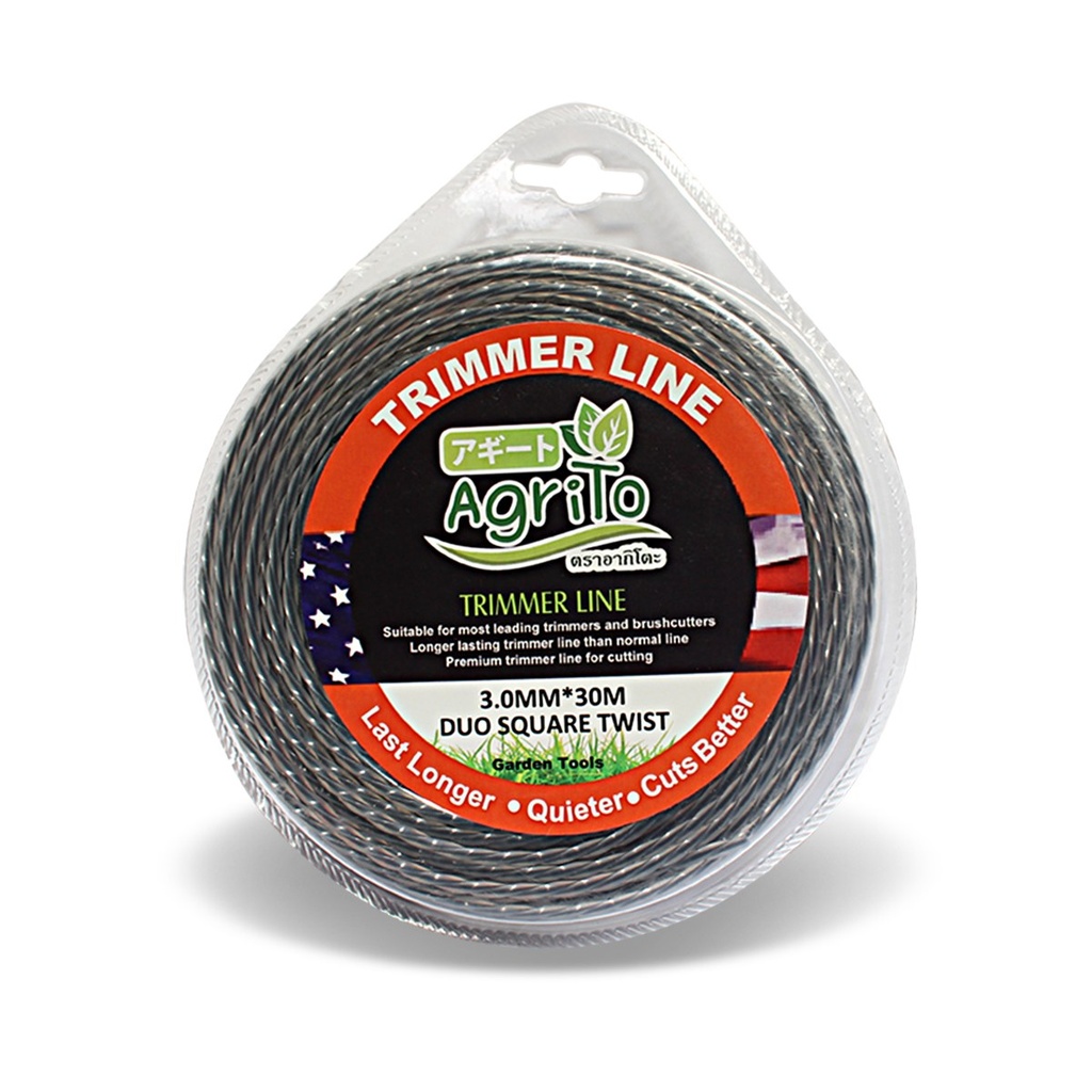 สายเอ็นตัดหญ้า-3.0mm เกลียว 30m [18EA*3Box/CT]