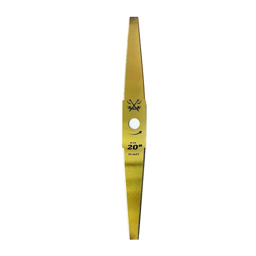 [10350209] ใบมีด-ตัดข้าวดีด2mm-ฟันหยัก(GOLD AXE) เกรดใบเลื่อย 188029 20" [50EA/CT]