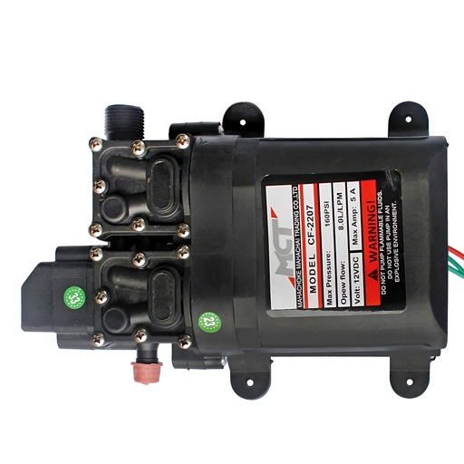 [12129000] (SP-ปั๊มลากสาย) ปั๊มน้ำ 8.0L(4+4)ดับเบิ้ลปั๊ม(จุ๊บ+เกลียว)